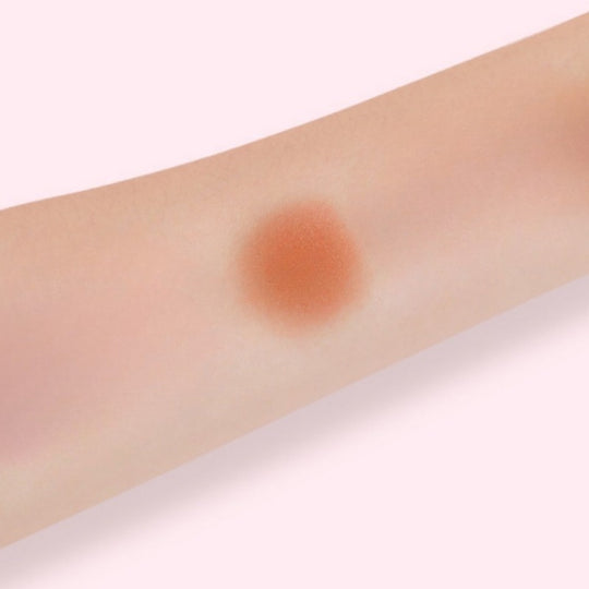 Round Blush Cream For Women's Single-color Nude Makeup, With Long-lasting Color, Natural Matte Finish And Enhanced Complexion