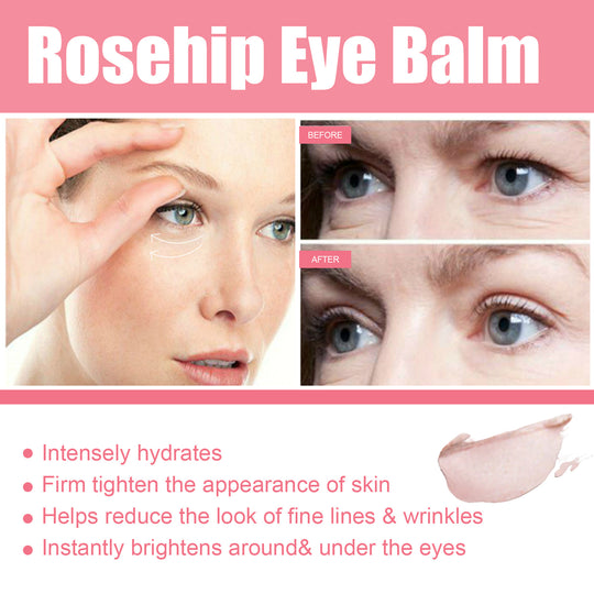 Rosehip Eye Stick, Hydrating Eye Stick Multi Balm Eye Brightener Stick, Fade Fine Lines And Firm Skin Perfect Valentine's Day Gift For Girlfriends, Wives, Female Friends